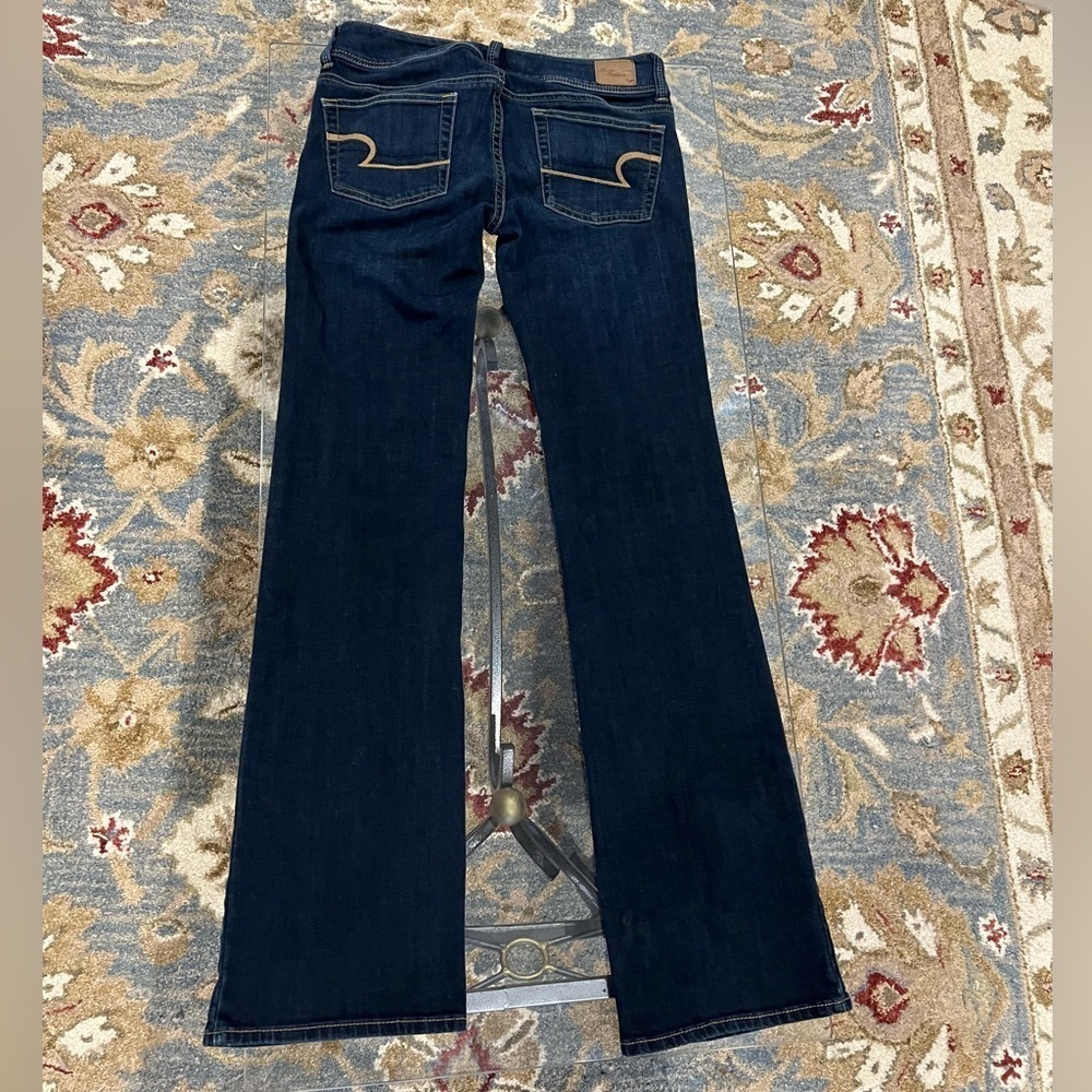 Women's American Eagle Dark Blue Jeans - Picture 5 of 8